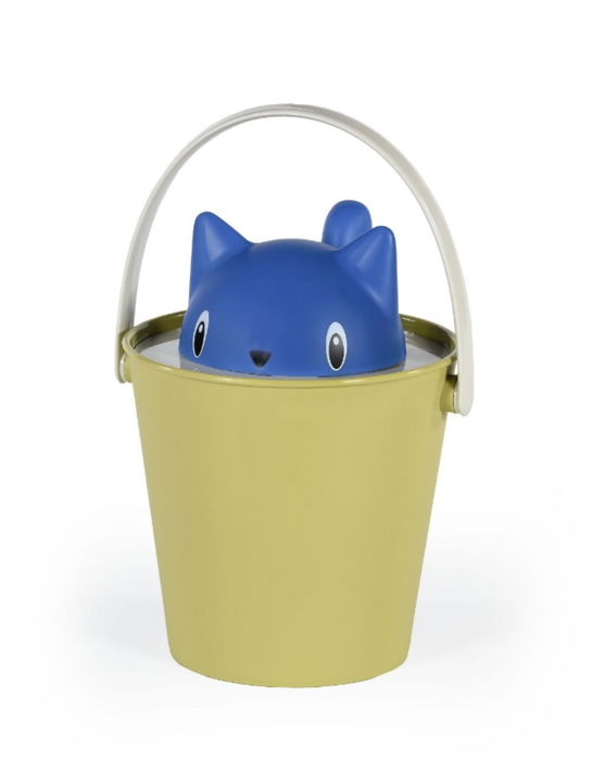 United Pets Contenedor para Comida 20 cm Dim - Alto 28 cm Azul-Amarillo Polipropileno