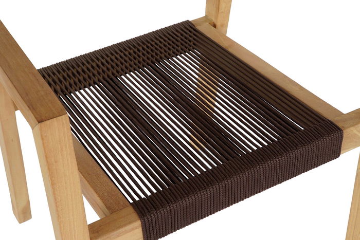 DKD Home Decor Set de 5 Mesas Terraza y Jardín Marrón Teca y Cuerda 90 x 75 x 90 cm DKD Home Decor Set de 5 Mesas Terraza y Jardín Marrón Teca y Cuerda 90 x 75 x 90 cm