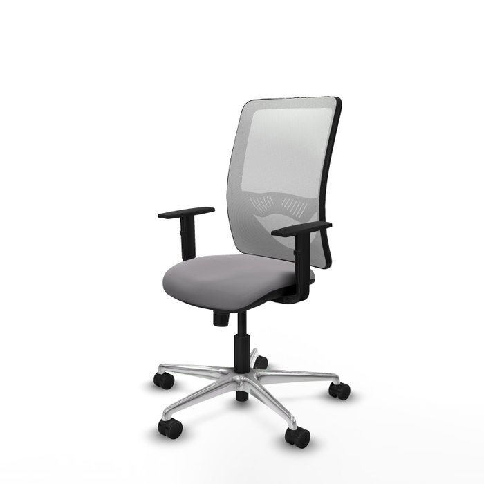PIQUERAS Y CRESPO Silla de oficina Zulema Gris y Blanco