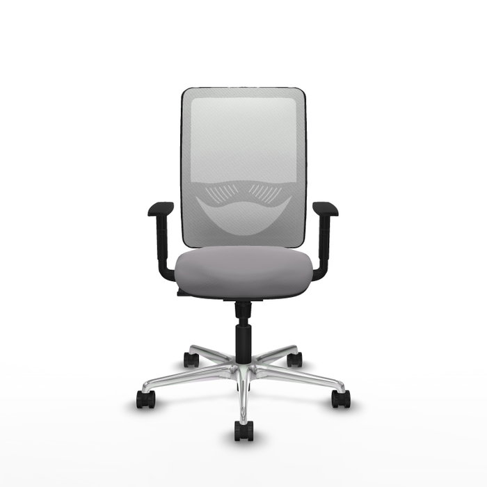 PIQUERAS Y CRESPO Silla de oficina Zulema Gris y Blanco