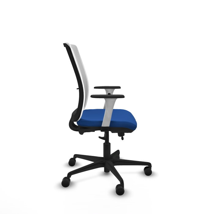PIQUERAS Y CRESPO Silla de oficina Haches Azul y Blanco
