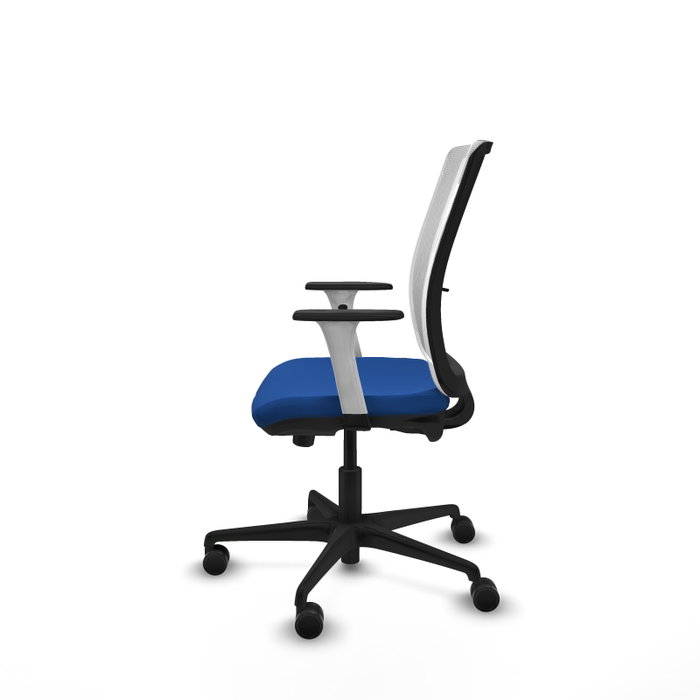 PIQUERAS Y CRESPO Silla de oficina Haches Azul y Blanco