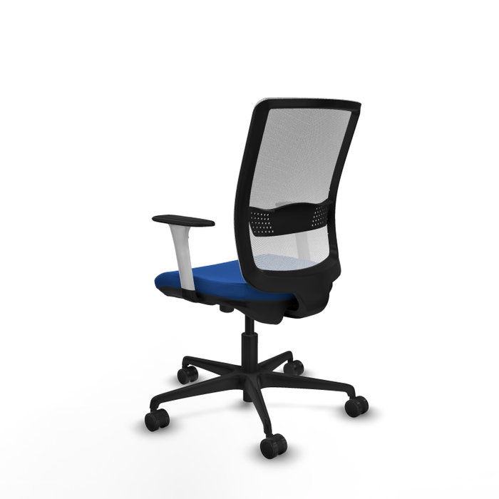 PIQUERAS Y CRESPO Silla de oficina Haches Azul y Blanco