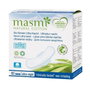 Masmi Natural Cotton Compresas Ultra Finas Noche con Alas, 10 unidades