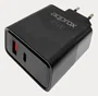 Approx APPUSBWALL45W Cargador de Pared 45W Dual USB-C PD (45W) & USB-A (20W) con Carga Rápida, Incluye Cable USB-A a USB-C
