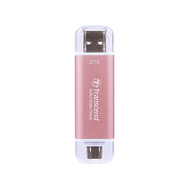 Transcend ESD310P SSD Externo 2TB USB 10Gbps Type C/A Rosa Transcend ESD310P SSD Externo 2TB USB 10Gbps Type C/A Rosa