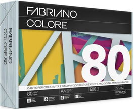 SADIPAL Paquete de papel Fabriano A4 azul claro pastel 80g 500 hojas