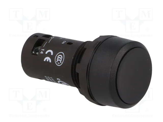 ABB Interruptor de presión CP1 22mm NC + NA negro ABB Interruptor de presión CP1 22mm NC + NA negro
