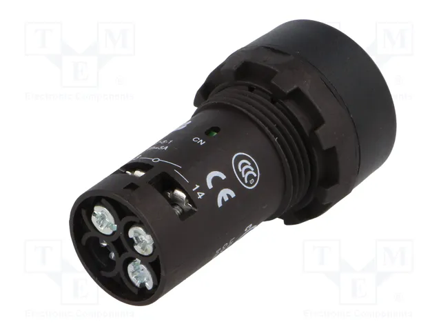 ABB Interruptor de presión CP1 22mm NC + NA negro ABB Interruptor de presión CP1 22mm NC + NA negro
