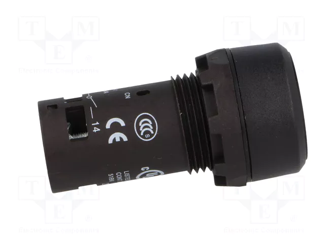 ABB Interruptor de presión CP1 22mm NC + NA negro ABB Interruptor de presión CP1 22mm NC + NA negro