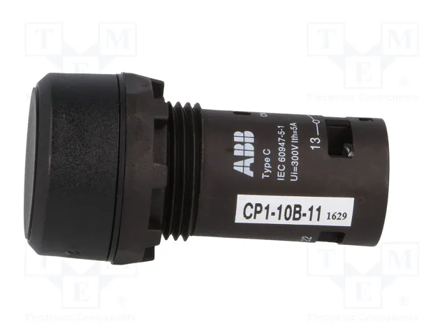 ABB Interruptor de presión CP1 22mm NC + NA negro ABB Interruptor de presión CP1 22mm NC + NA negro