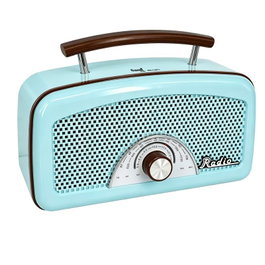 SAMI Radio Sami Vintage 3 bandas azul AC/batería multimedia