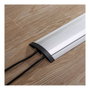 ROLINE Brida tipo escalera de Aluminio 1104x139x22mm Plata