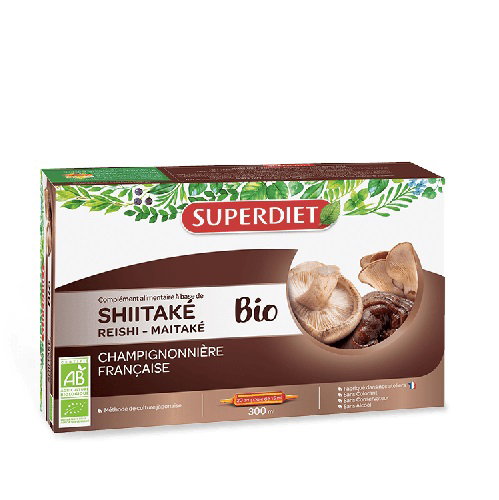 SUPERDIET Shiitake Maitake Reishi Bio 20 ampollas SUPERDIET Shiitake Maitake Reishi Bio 20 ampollas