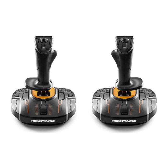 Thrustmaster T.16000M FCS Space Sim Duo Negro y Naranja