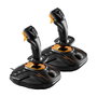 Thrustmaster T.16000M FCS Space Sim Duo Negro y Naranja