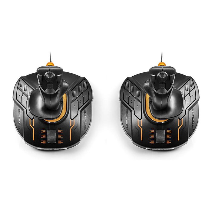Thrustmaster T.16000M FCS Space Sim Duo Negro y Naranja