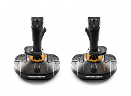 Thrustmaster T.16000M FCS Space Sim Duo Negro y Naranja