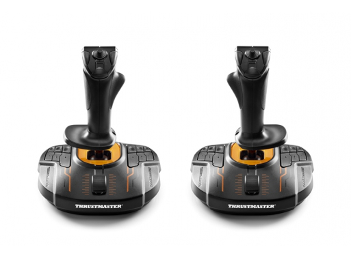 Thrustmaster T.16000M FCS Space Sim Duo Negro y Naranja