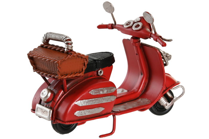 DKD Home Decor Vehículo de Decoración Metal Moto Surtido de 3 unidades