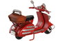 DKD Home Decor Vehículo de Decoración Metal Moto Surtido de 3 unidades