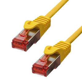 ProXtend CAT6 F/UTP CU LSZH Cable Ethernet Amarillo 30cm LSZH Cobre Puro 99.9% AWG26 Chapado Oro 50µm