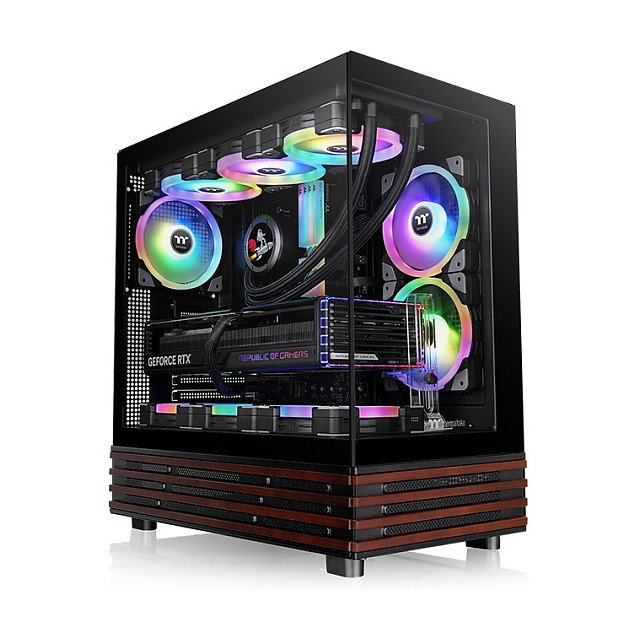 Thermaltake View 270 Plus WS ARGB Midi Tower PC Negro SPCC Vidrio Templado Thermaltake View 270 Plus WS ARGB Midi Tower PC Negro SPCC Vidrio Templado