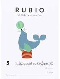 Rubio Cuaderno educación infantil 5 el circo