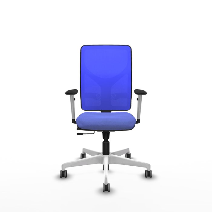 PIQUERAS Y CRESPO Silla de oficina Motilla con mecanismo Sincro/Traslack Azul