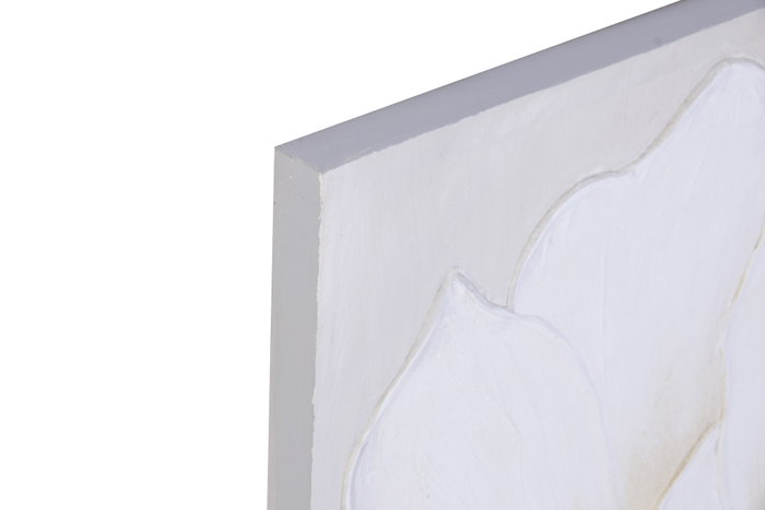 DKD Home Decor Cuadro Lienzo MDF 80x80 Flor Surtido de 2 Piezas