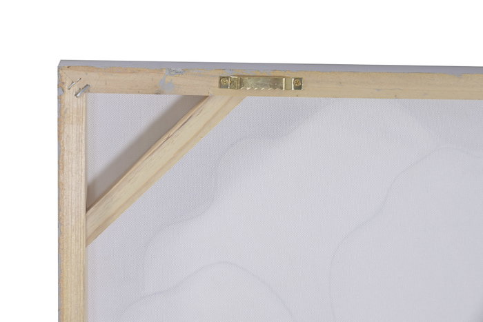 DKD Home Decor Cuadro Lienzo MDF 80x80 Flor Surtido de 2 Piezas