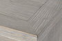DKD Home Decor Buffet de Madera de Hevea y Cristal Natural