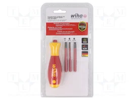 WIHA Juego de destornilladores aislados SoftFinish® electric slimVario