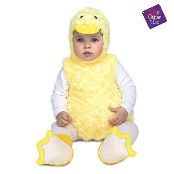 My Other Me Disfraz Bebé Patito Peluche Amarillo Talla 12-24 Meses