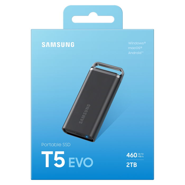 Samsung SSD Portátil MU-PH2T0S 2 TB Unidad de Estado Sólido Externa USB 3.2 Gen 1 (3.1 Gen 1) Color Negro