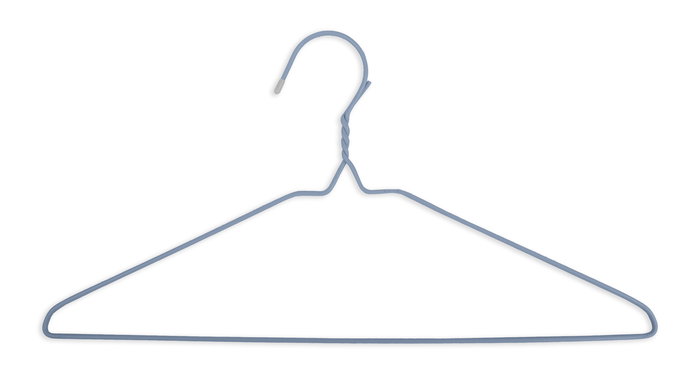 Inde Set 10 Perchas Metal Plastificado 40.5 cm Confortime (24 Unidades)