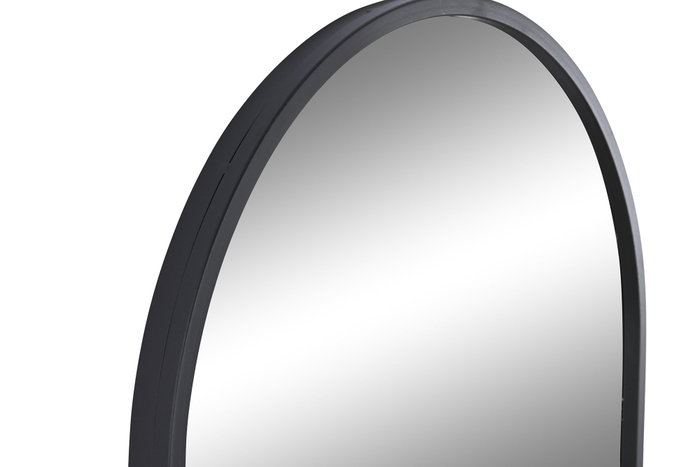 DKD Home Decor Espejo de Hierro Negro 40x2x150 cm