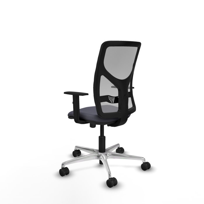 PIQUERAS Y CRESPO Silla de oficina Motilla con mecanismo Sincro/Traslack, Gris PIQUERAS Y CRESPO Silla de oficina Motilla con mecanismo Sincro/Traslack, Gris