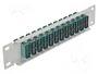 DeLOCK Patchpanel de fibra óptica de 10″ con 12 puertos SC Duplex