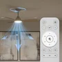 Philips Ventilador de Techo Olas Blanco/Madera con LED y Mando a Distancia