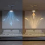 Philips Ventilador de Techo Olas Blanco/Madera con LED y Mando a Distancia