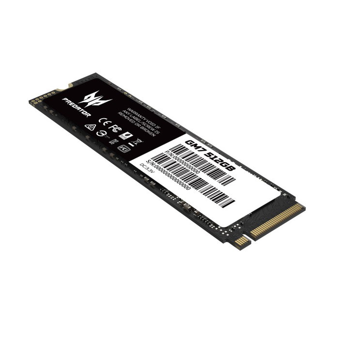 Acer Predator GM7 Disco Duro Interno SSD 512GB M.2 PCIe Gen4 NVMe