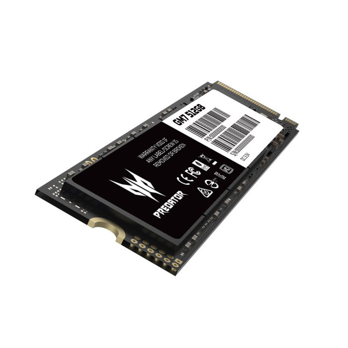 Acer Predator GM7 Disco Duro Interno SSD 512GB M.2 PCIe Gen4 NVMe