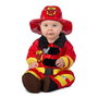 My Other Me Disfraz Bebé Bombero Talla 7-12 Meses Rojo