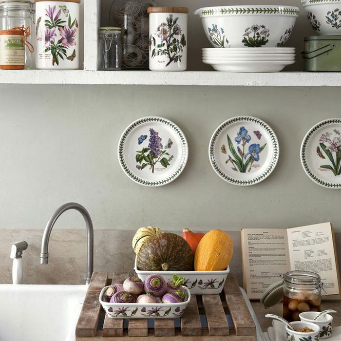 Portmeirion Plato Hondo Botanic Garden, Diámetro 20 cm, 6 Unidades