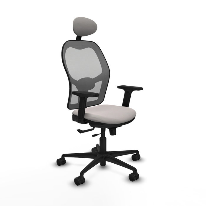 PIQUERAS Y CRESPO Silla de oficina Jorquera Sincro/Traslack Blanco/Gris PIQUERAS Y CRESPO Silla de oficina Jorquera Sincro/Traslack Blanco/Gris