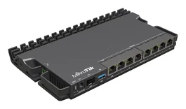Mikrotik RB5009UPR+S+IN Router 1x Puerto 2.5 Gigabit, 7x Puertos 1 Gigabit, Con PoE+ Out/In y 1x Puerto SFP+, Color Negro