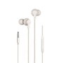 Daewoo Auriculares Intrauditivos DW2014 con Micrófono y Control de Volumen Blanco