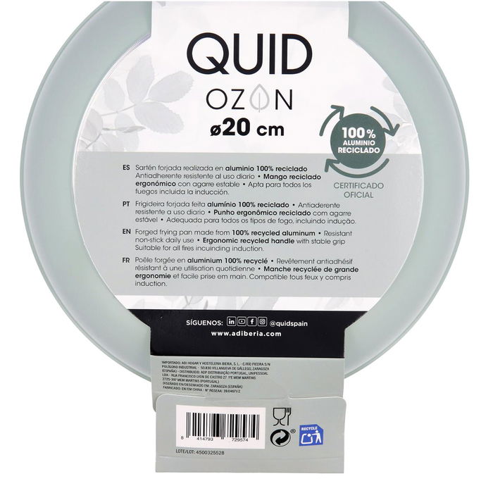 Sartén Aluminio Forjado Ozon Quid 20 cm