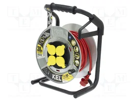 KEL Prolongador de alimentación HEAVY 30m Rojo